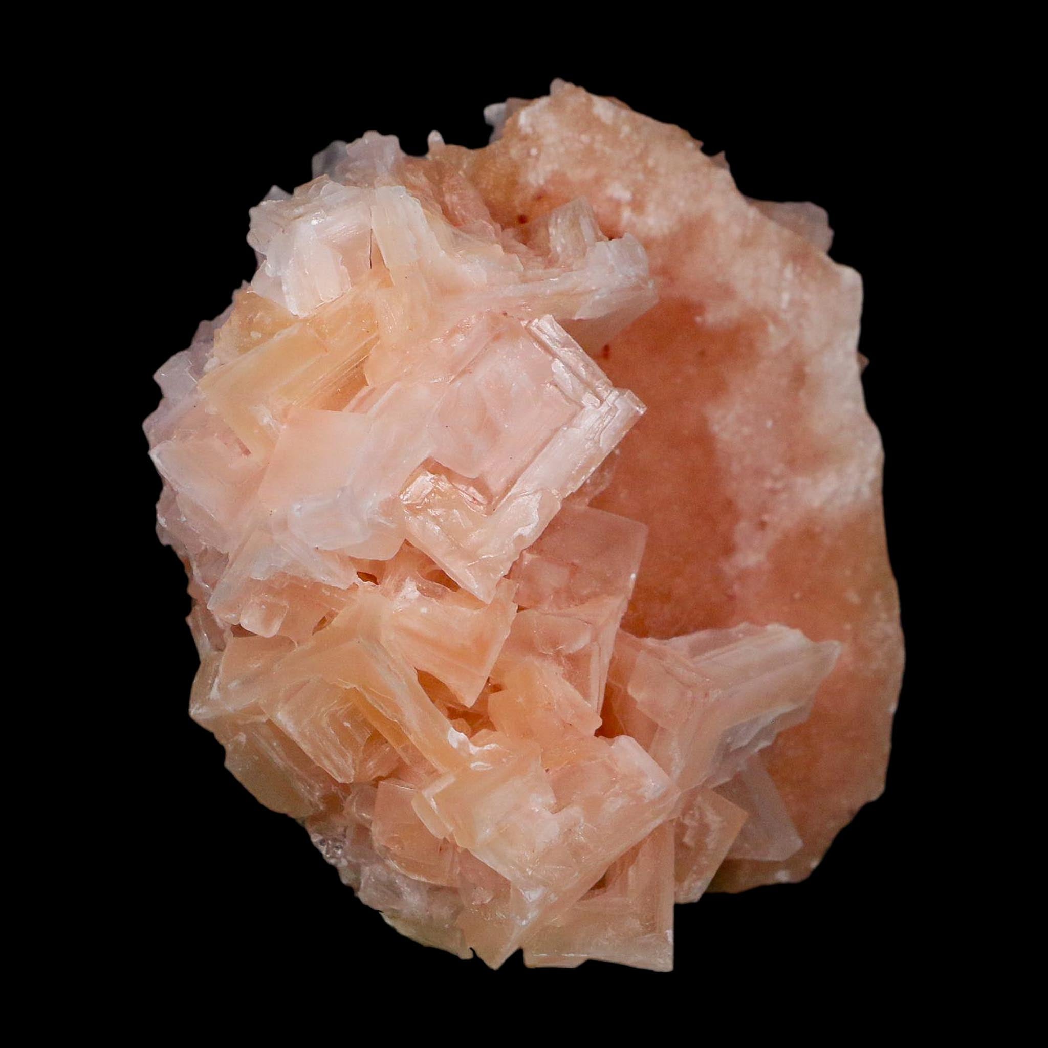 3.3" Quality Deep Pink Halite Salt Crystals Cluster Mineral Trona, CA Searles Lake