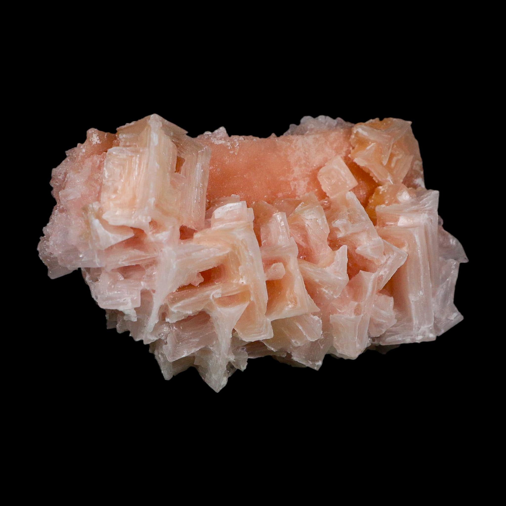 4.4" Quality Deep Pink Halite Salt Crystals Cluster Mineral Trona, CA Searles Lake