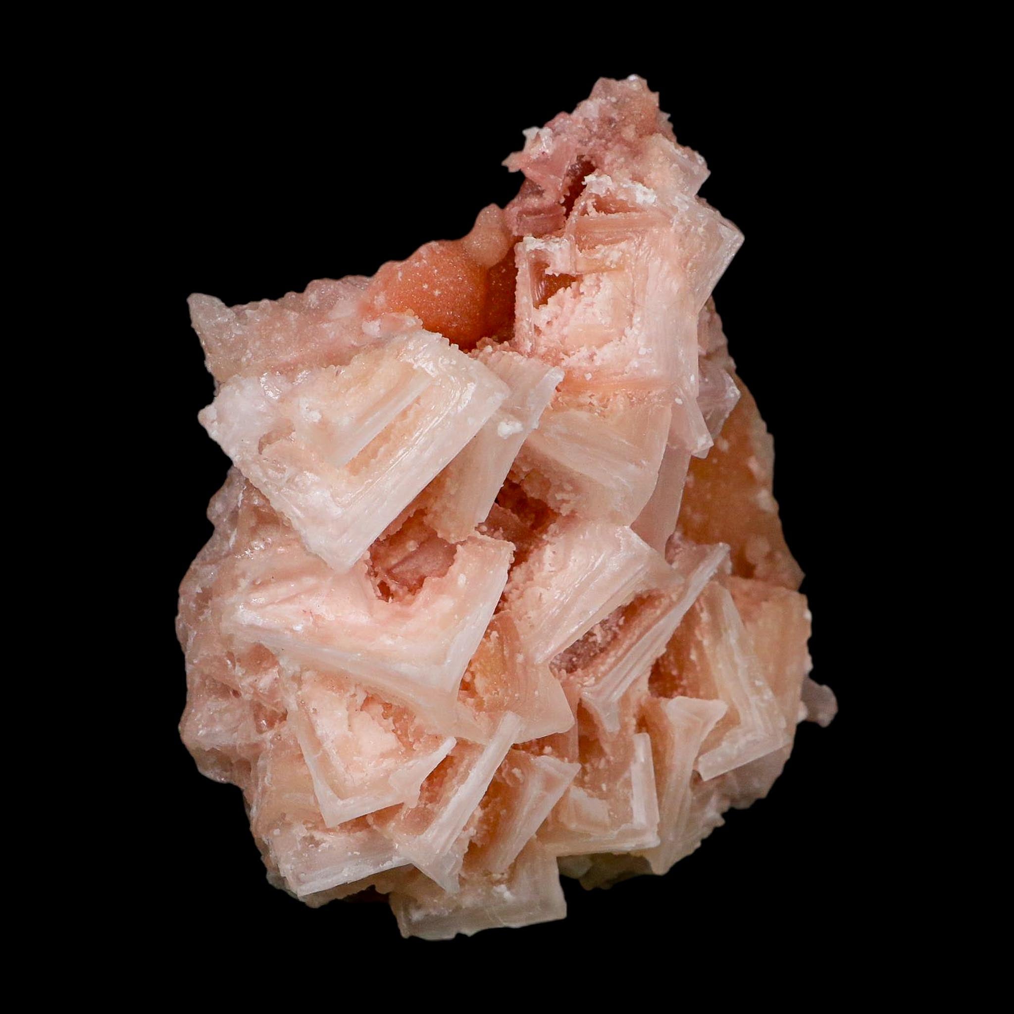 3.4" Quality Deep Pink Halite Salt Crystals Cluster Mineral Trona, CA Searles Lake