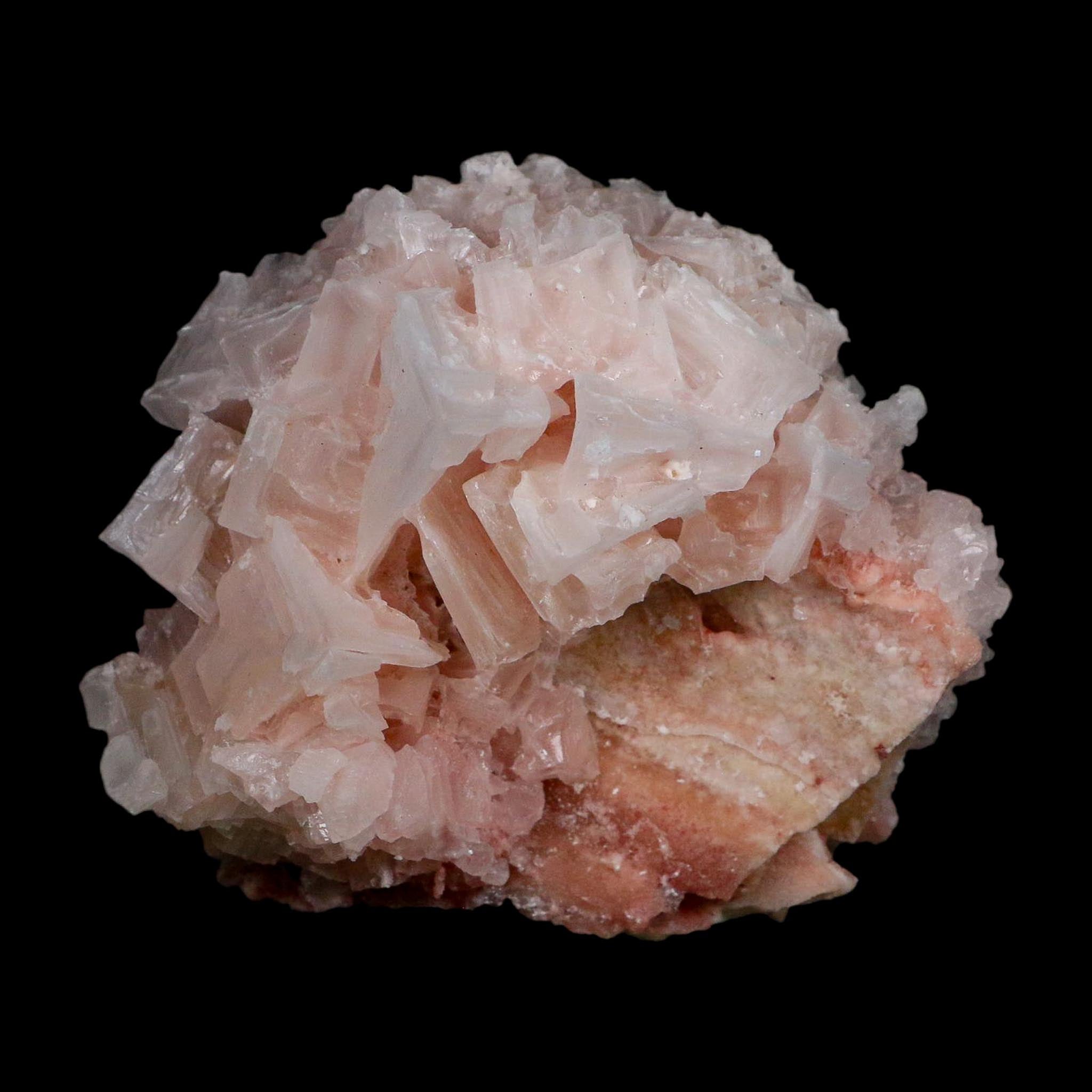 3.5" Quality Deep Pink Halite Salt Crystals Cluster Mineral Trona, CA Searles Lake