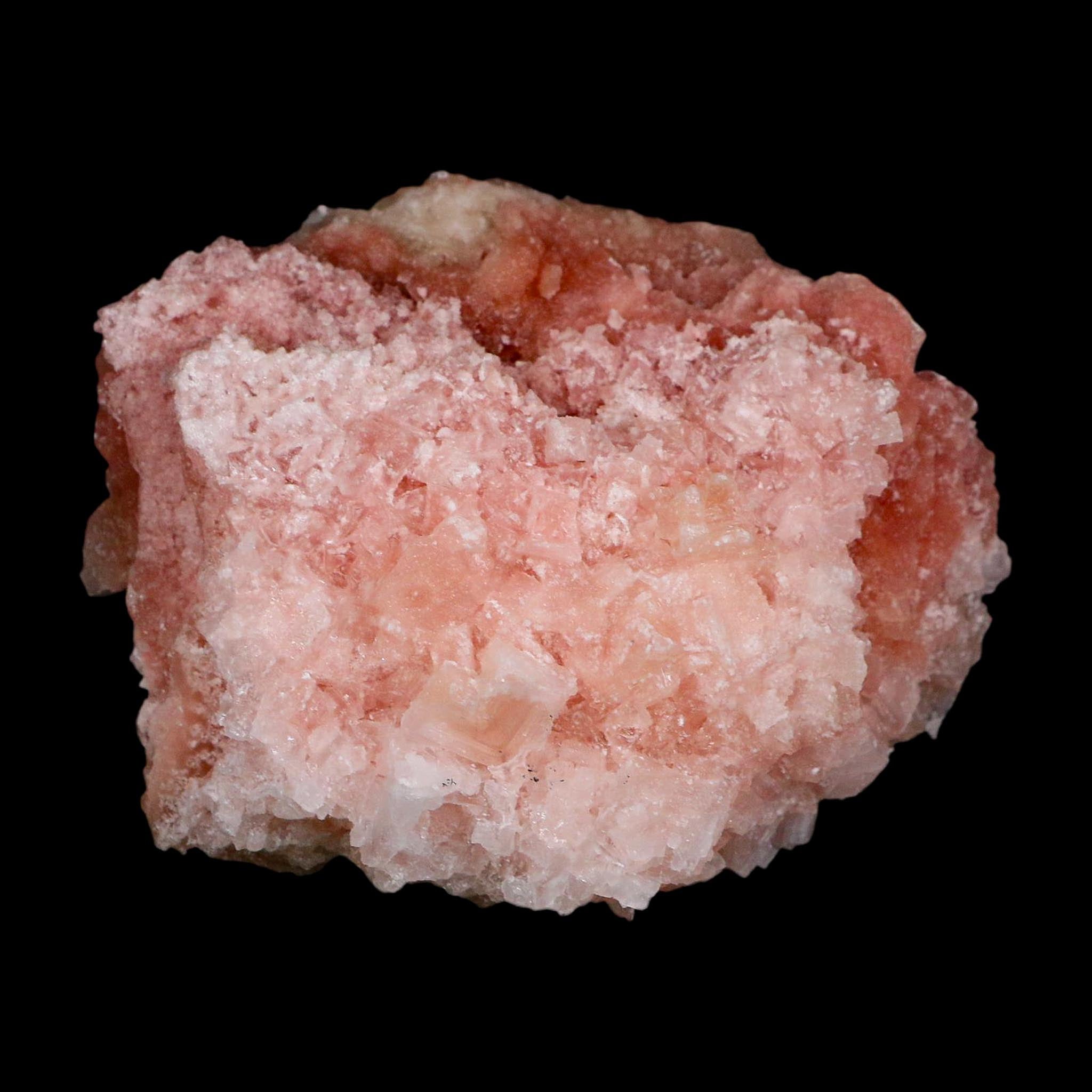 4" Quality Deep Pink Halite Salt Crystals Cluster Mineral Trona, CA Searles Lake