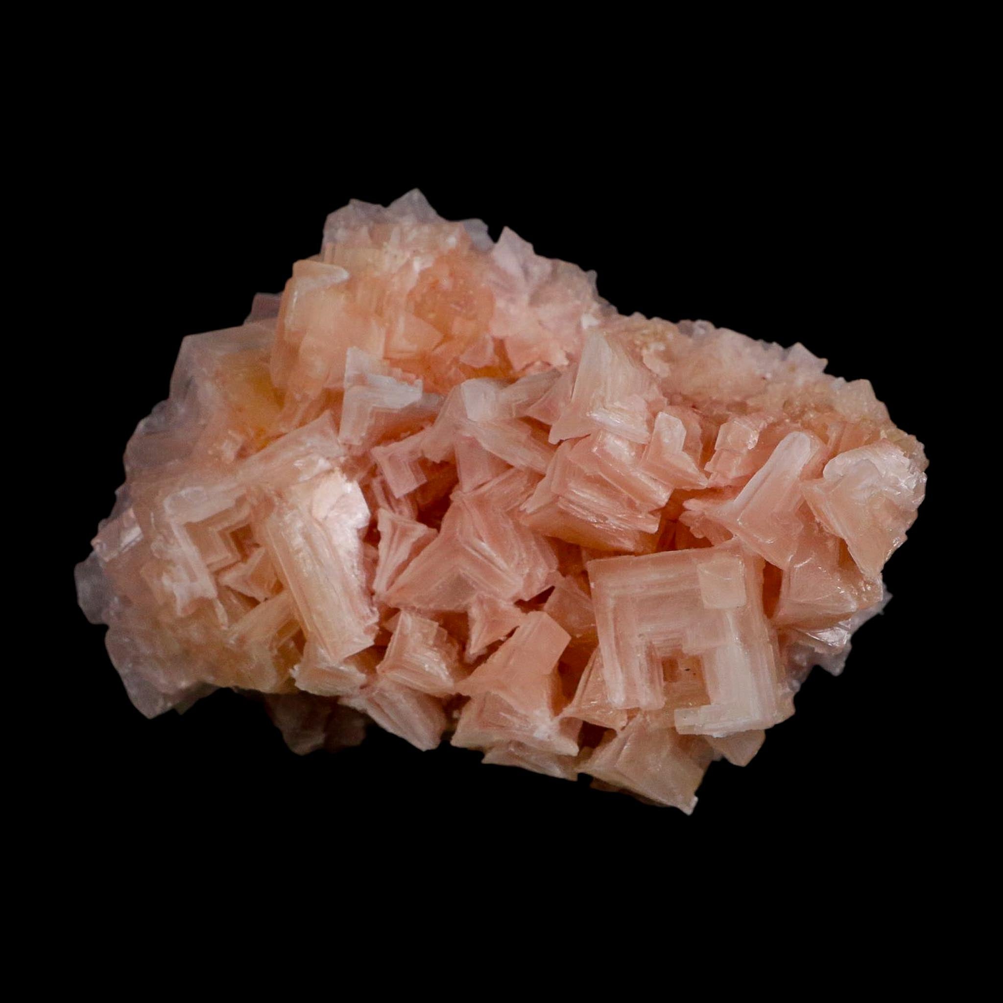 4.3" Quality Deep Pink Halite Salt Crystals Cluster Mineral Trona, CA Searles Lake