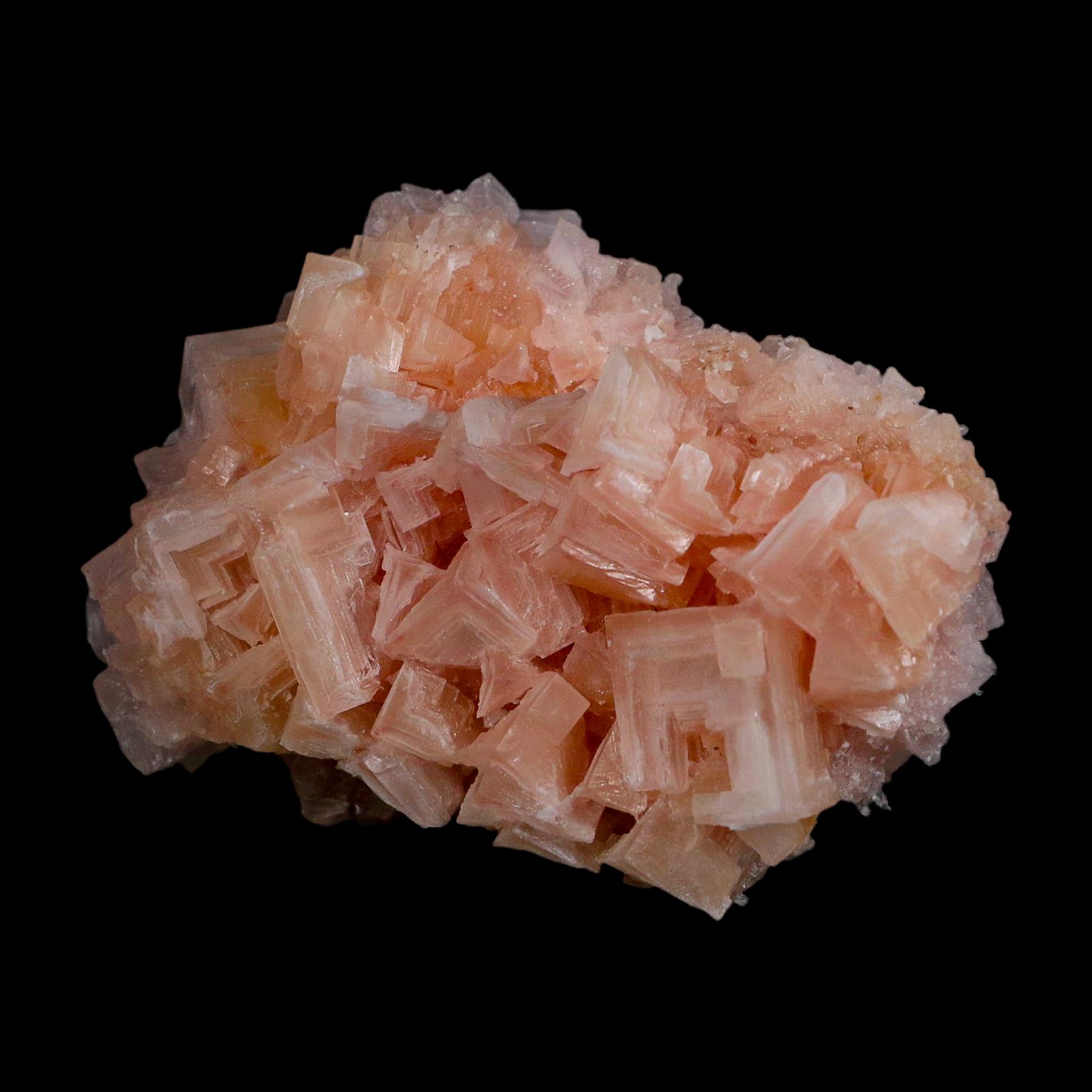 4.3" Quality Deep Pink Halite Salt Crystals Cluster Mineral Trona, CA Searles Lake