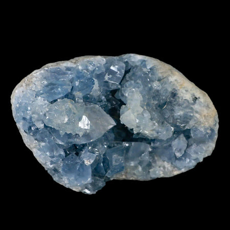 XL 6.1" Sky Blue Rough Celestite Crystal Druzy Cluster Geode 3 LB 14.5 OZ Celestine