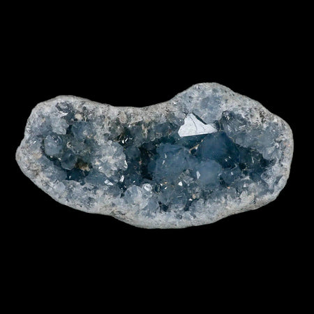 XL 8" Sky Blue Rough Celestite Crystal Druzy Cluster Geode 4 LB 7.8 OZ Celestine