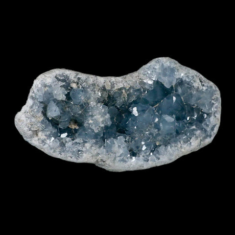XL 8" Sky Blue Rough Celestite Crystal Druzy Cluster Geode 4 LB 7.8 OZ Celestine - Fossil Age Minerals