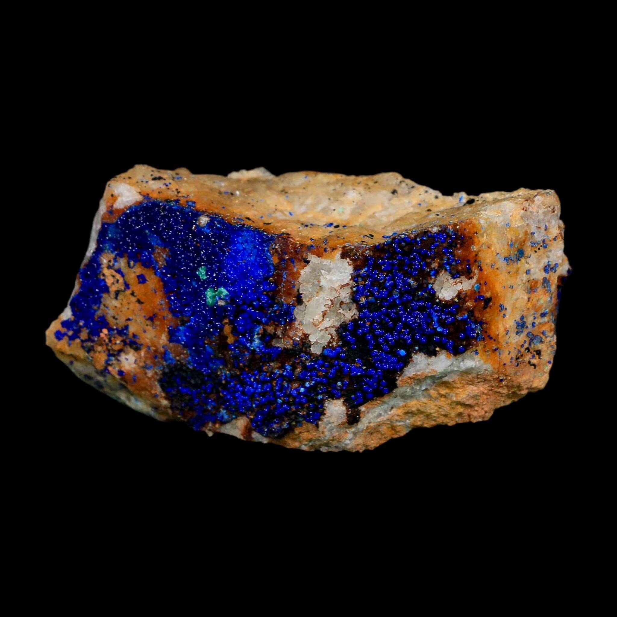2.6" Azurite Crystals & Malachite On Matrix Colorful Mineral Specimen Morocco - Fossil Age Minerals