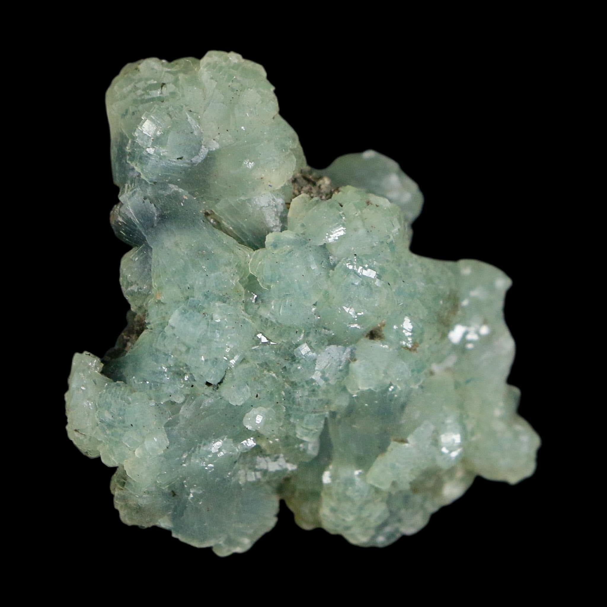 1.7" Rough Green Prehnite Crystal Mineral Specimen Location Imilchil, Morocco