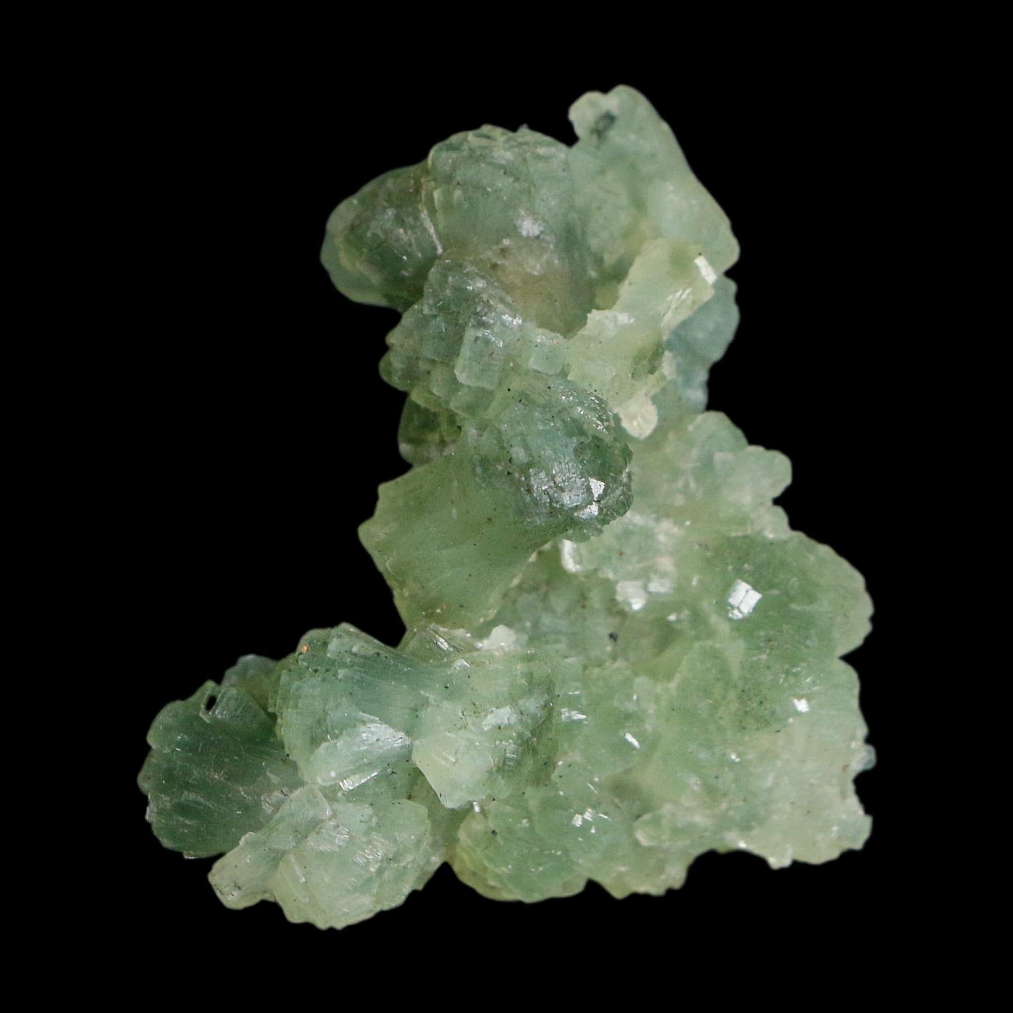 1.6" Rough Green Prehnite Crystal Mineral Specimen Location Imilchil, Morocco