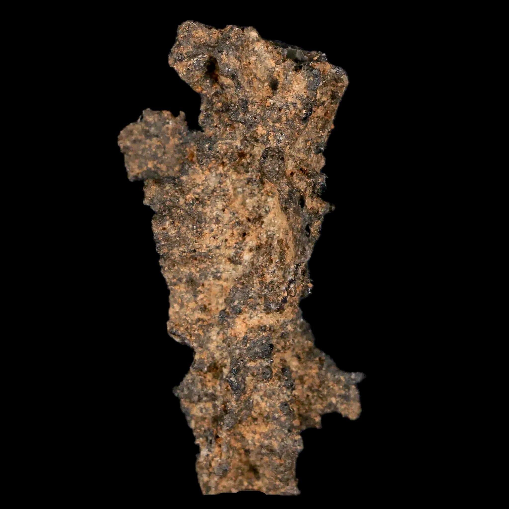 1.7" Fulgurite Petrified Lightning Strike Glass Sahara Desert Algeria - Fossil Age Minerals