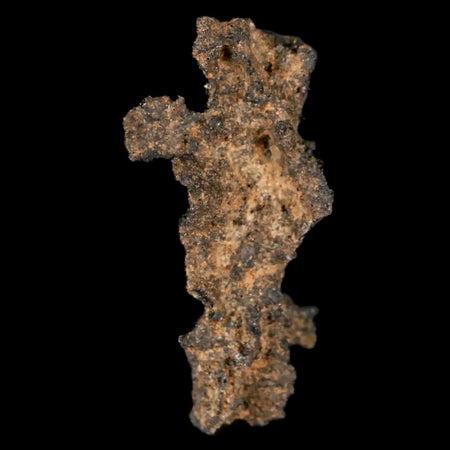 1.7" Fulgurite Petrified Lightning Strike Glass Sahara Desert Algeria