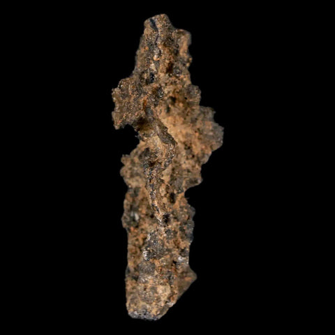 1.7" Fulgurite Petrified Lightning Strike Glass Sahara Desert Algeria - Fossil Age Minerals