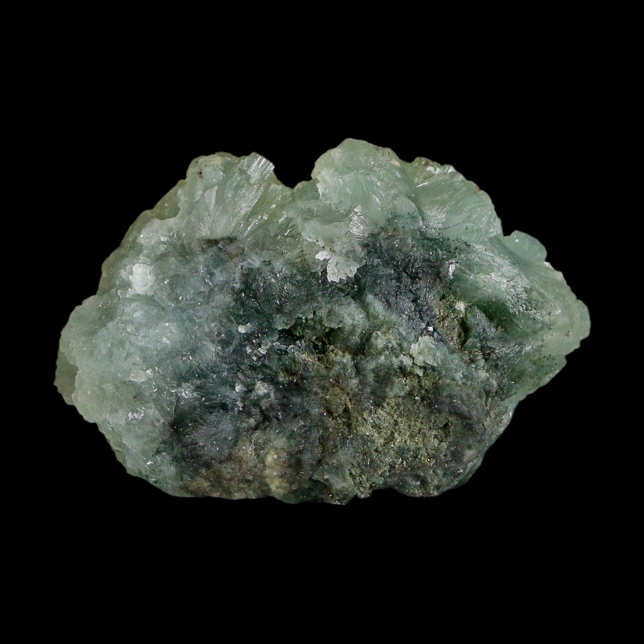 1.6" Rough Green Prehnite Crystal Mineral Specimen Location Imilchil, Morocco