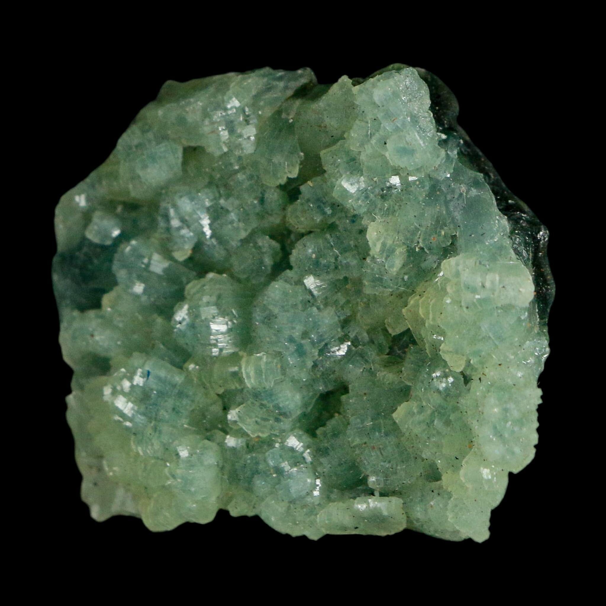 1.4" Rough Green Prehnite Crystal Mineral Specimen Location Imilchil, Morocco