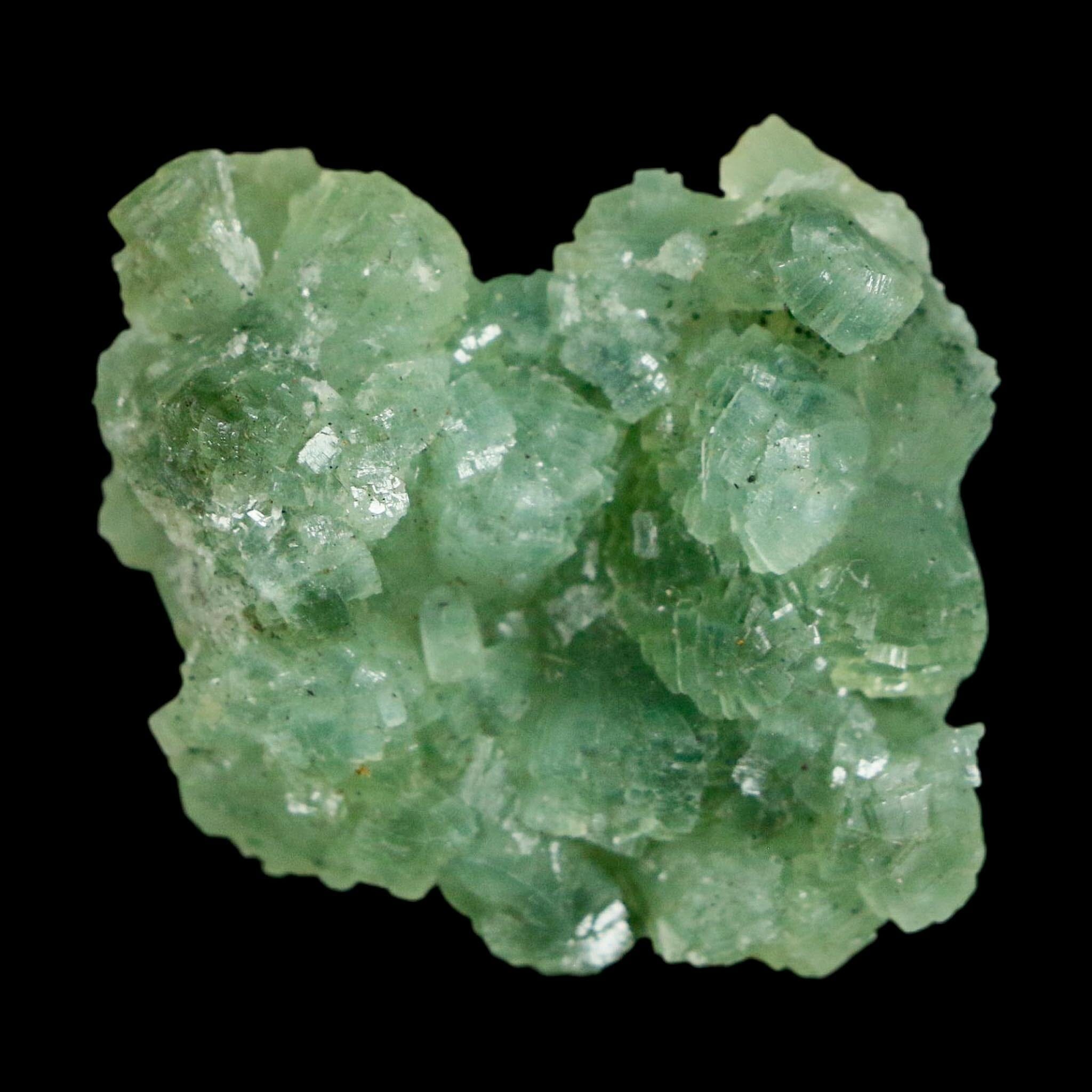 1.3" Rough Green Prehnite Crystal Mineral Specimen Location Imilchil, Morocco