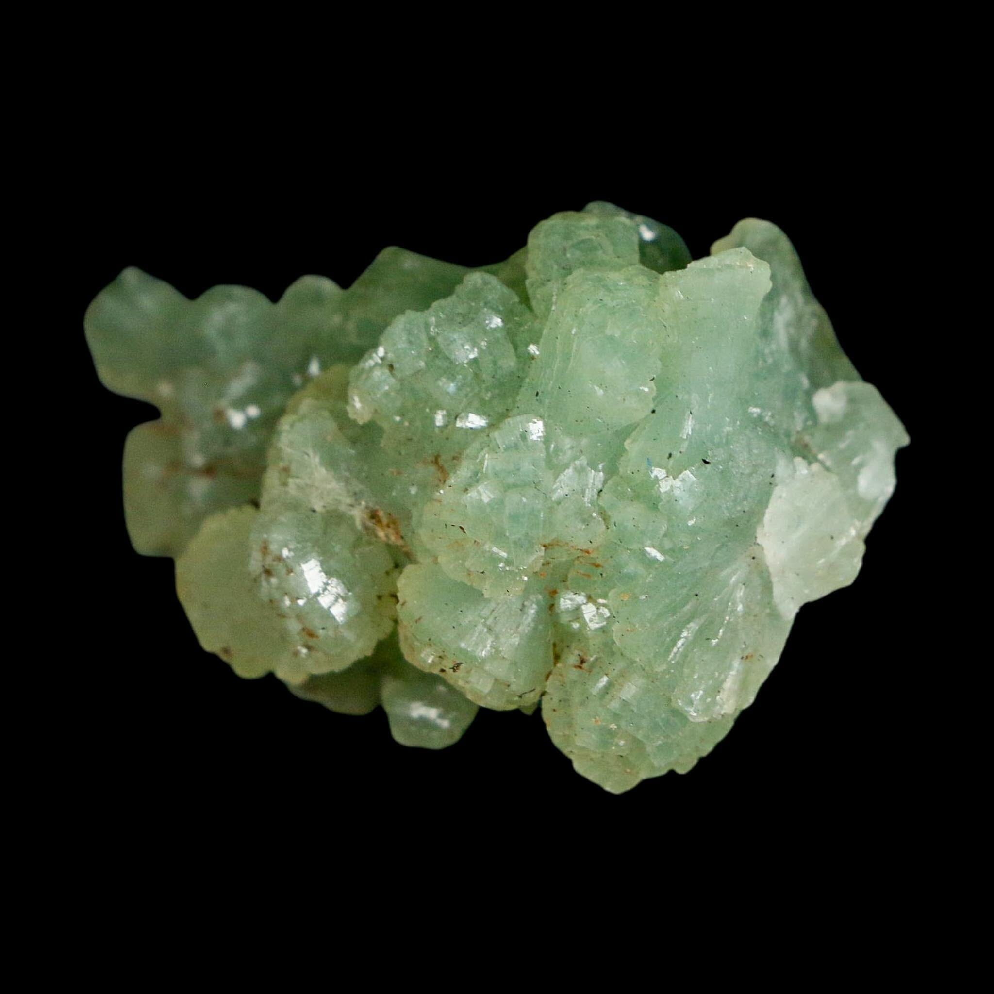 1.7" Rough Green Prehnite Crystal Mineral Specimen Location Imilchil, Morocco