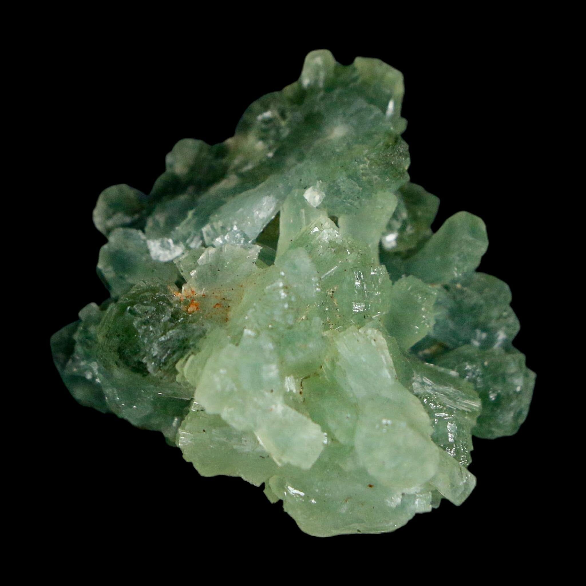 1.5" Rough Green Prehnite Crystal Mineral Specimen Location Imilchil, Morocco