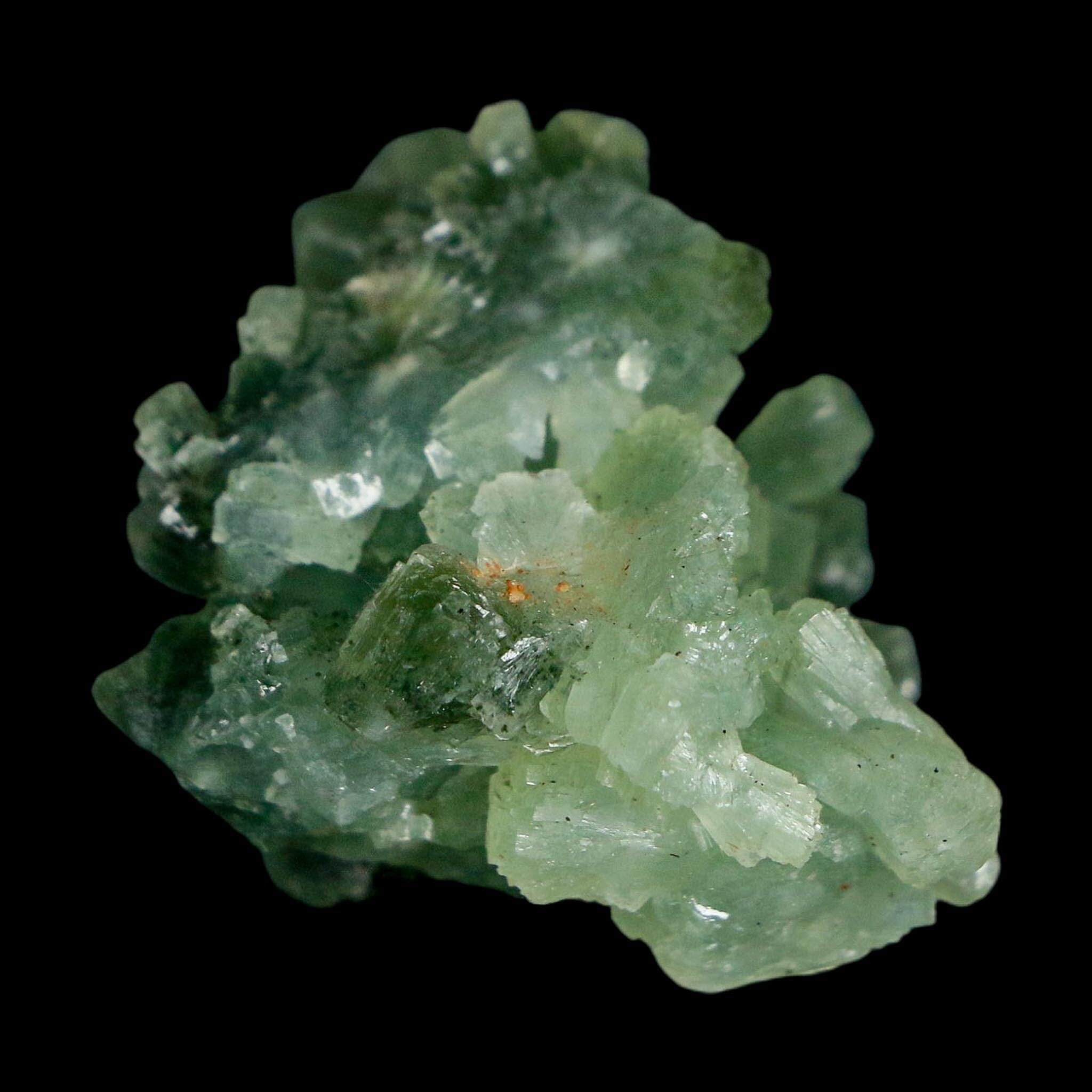 1.5" Rough Green Prehnite Crystal Mineral Specimen Location Imilchil, Morocco