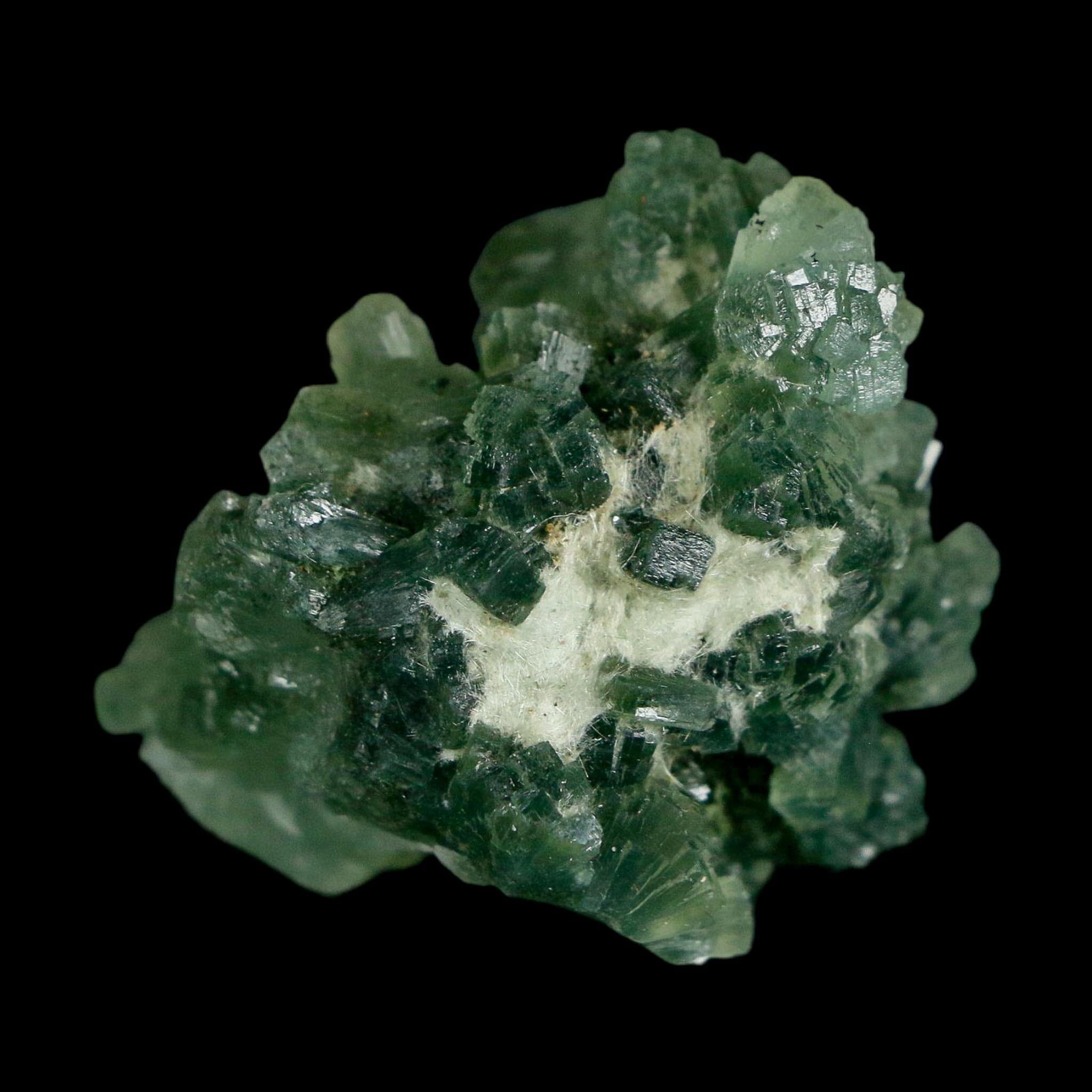 1.5" Rough Green Prehnite Crystal Mineral Specimen Location Imilchil, Morocco