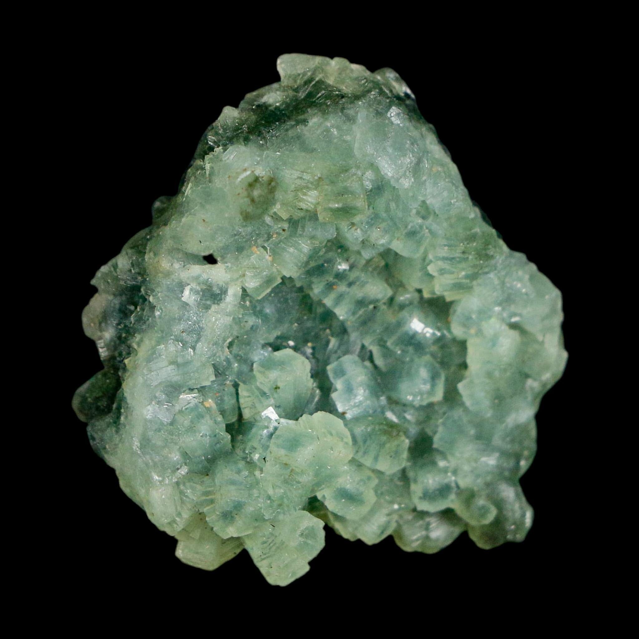 1.3" Rough Green Prehnite Crystal Mineral Specimen Location Imilchil, Morocco