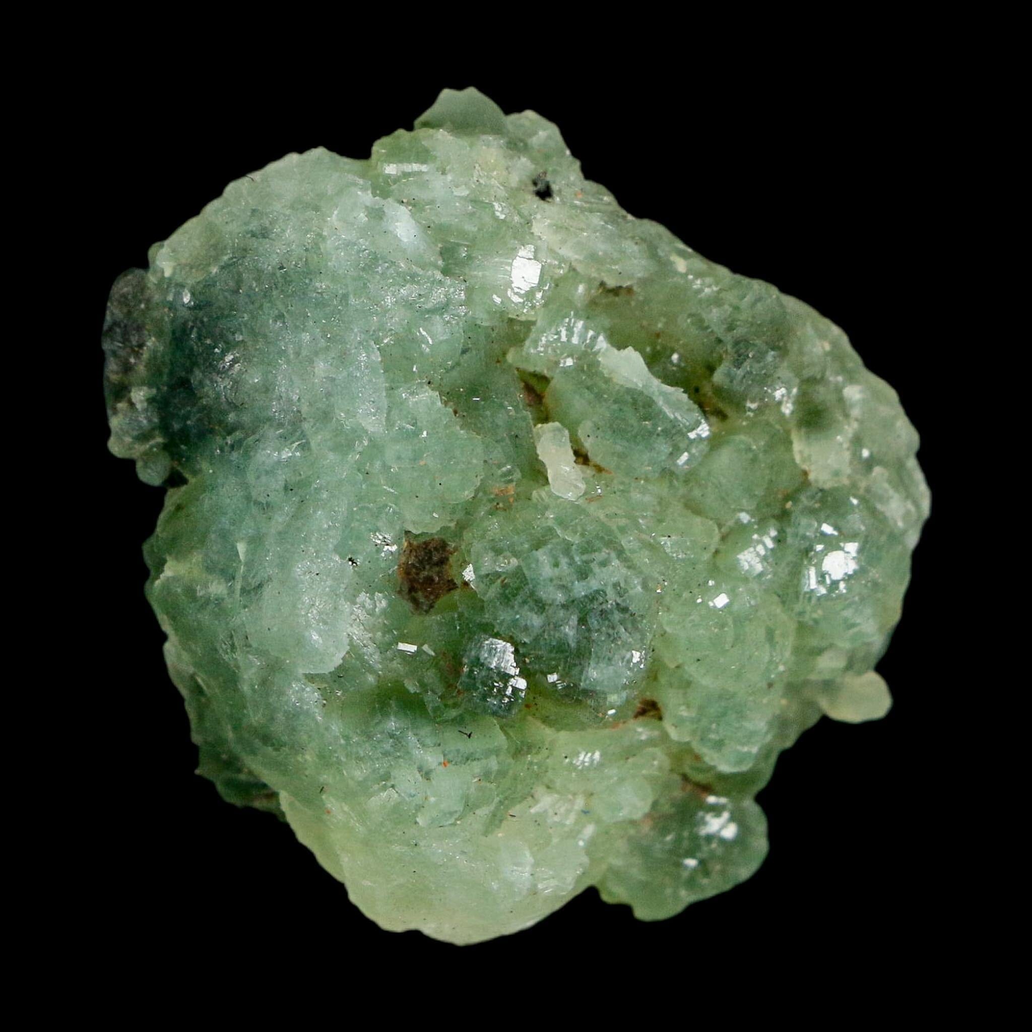 1.4" Rough Green Prehnite Crystal Mineral Specimen Location Imilchil, Morocco