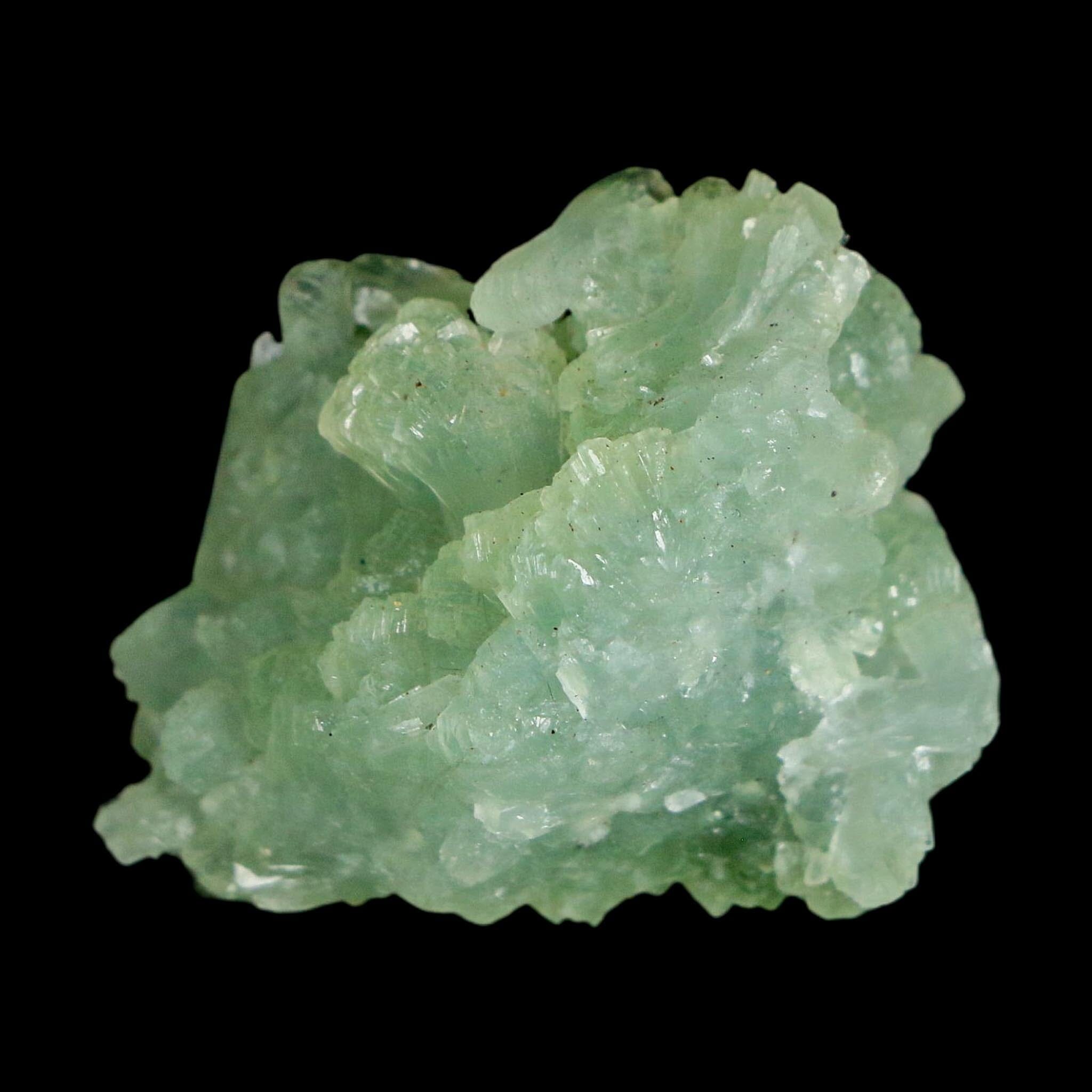 1.4" Rough Green Prehnite Crystal Mineral Specimen Location Imilchil, Morocco