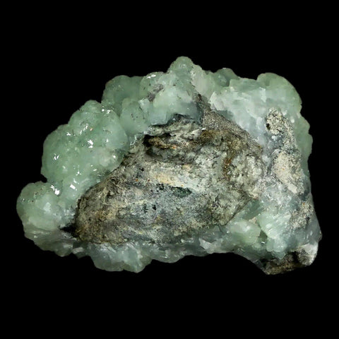 2.1" Rough Green Prehnite Crystal Mineral Specimen Location Imilchil, Morocco - Fossil Age Minerals