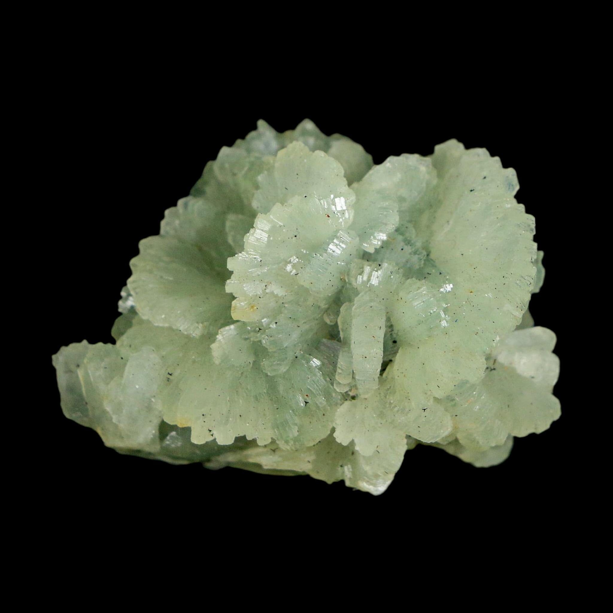 1.6" Rough Green Prehnite Crystal Mineral Specimen Location Imilchil, Morocco