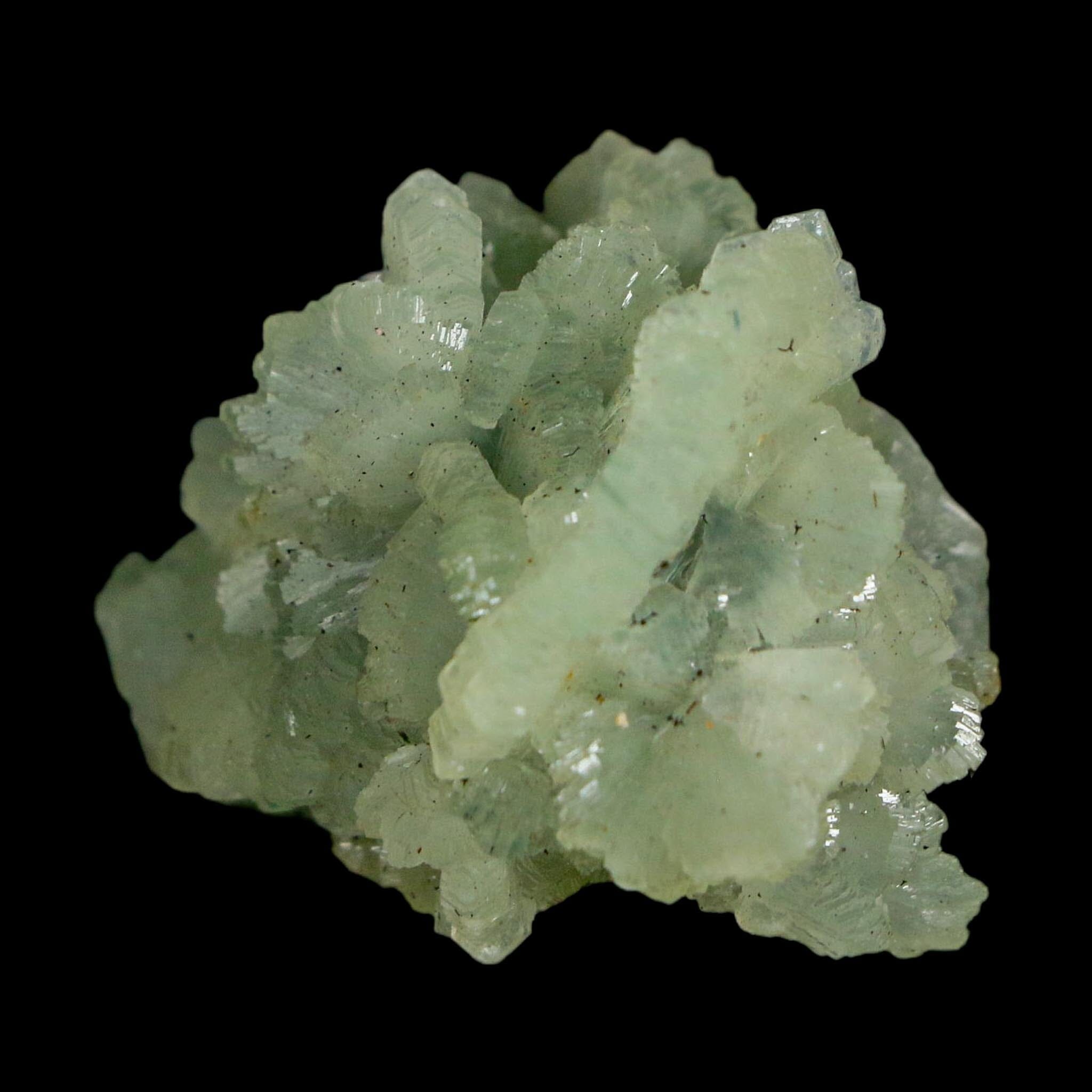 1.6" Rough Green Prehnite Crystal Mineral Specimen Location Imilchil, Morocco