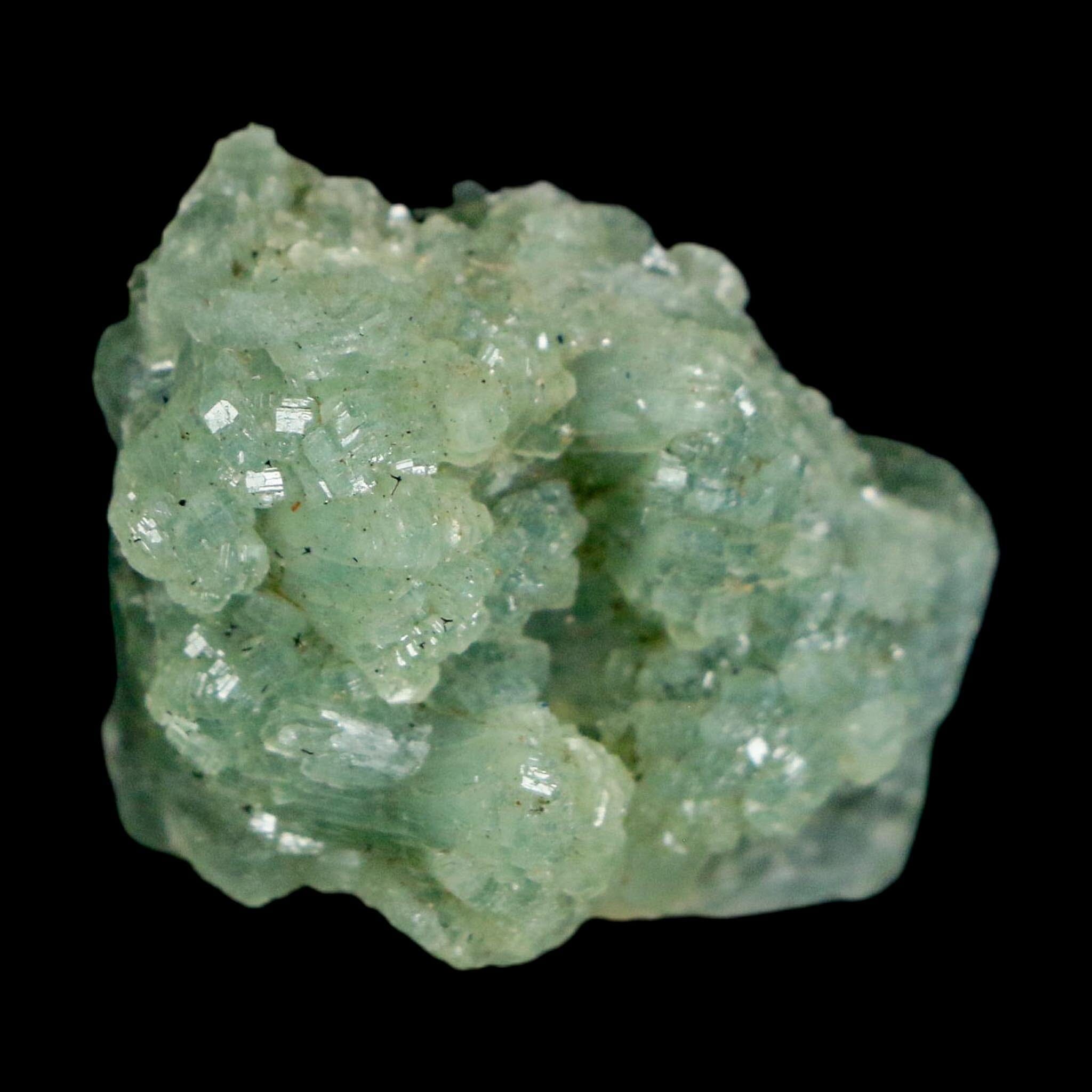 1.3" Rough Green Prehnite Crystal Mineral Specimen Location Imilchil, Morocco