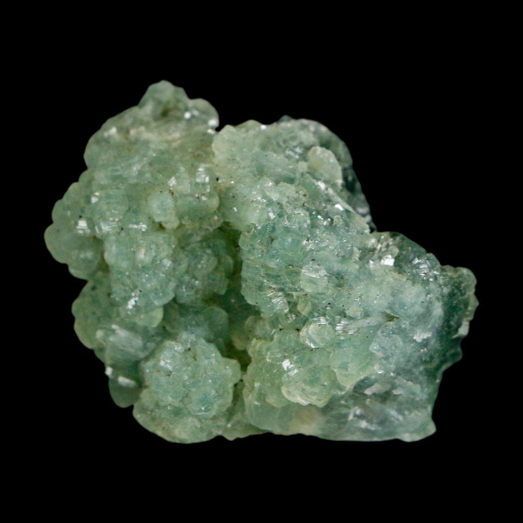 1.3" Rough Green Prehnite Crystal Mineral Specimen Location Imilchil, Morocco