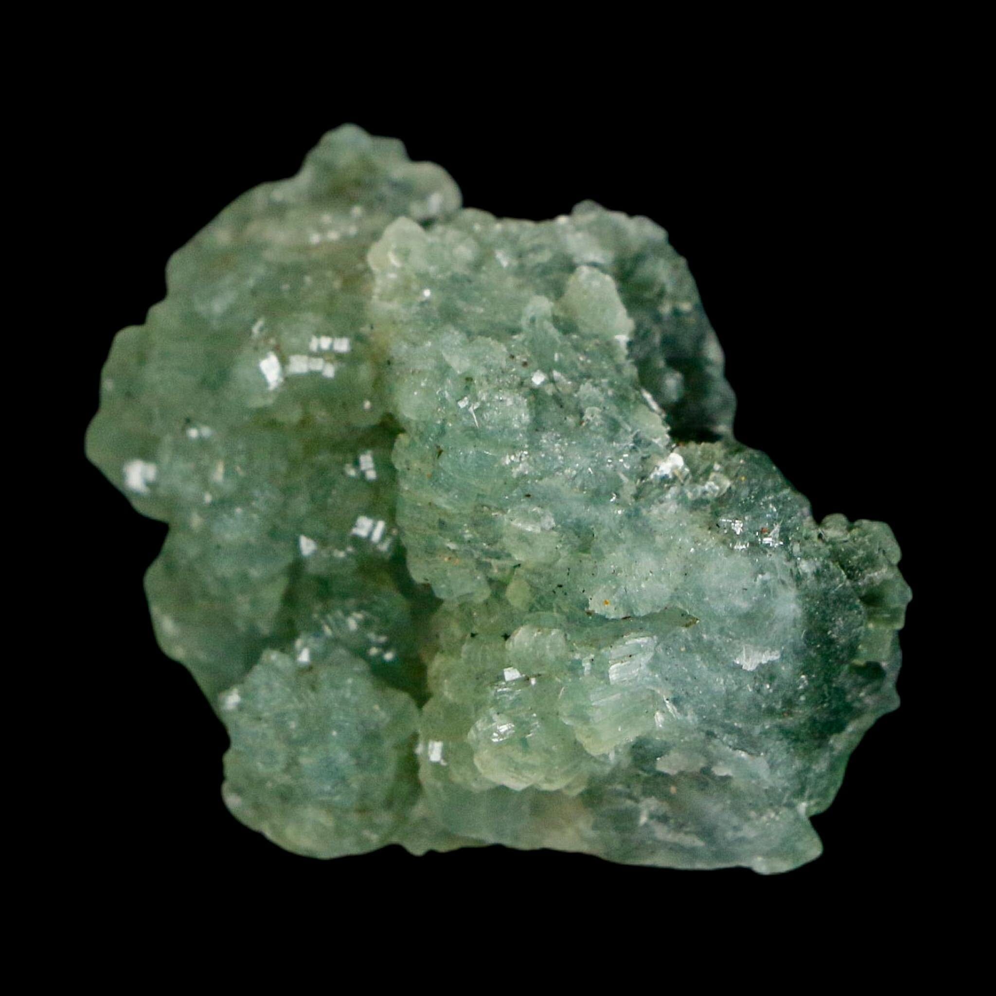 1.3" Rough Green Prehnite Crystal Mineral Specimen Location Imilchil, Morocco