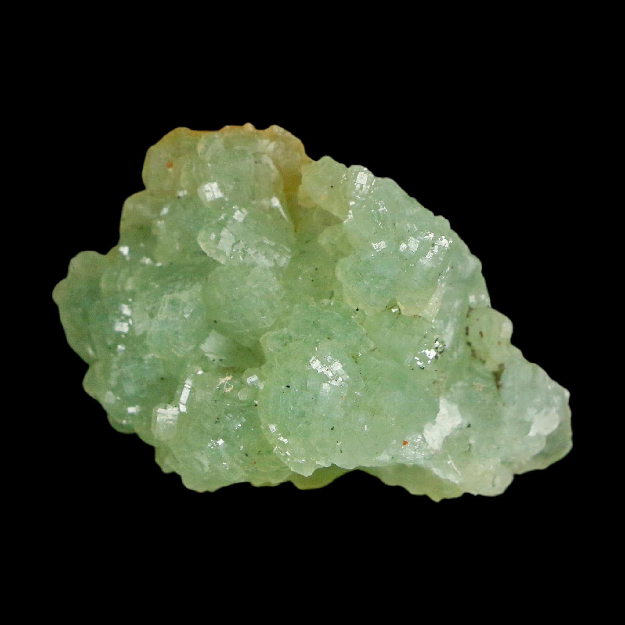 1.4" Rough Green Prehnite Crystal Mineral Specimen Location Imilchil, Morocco