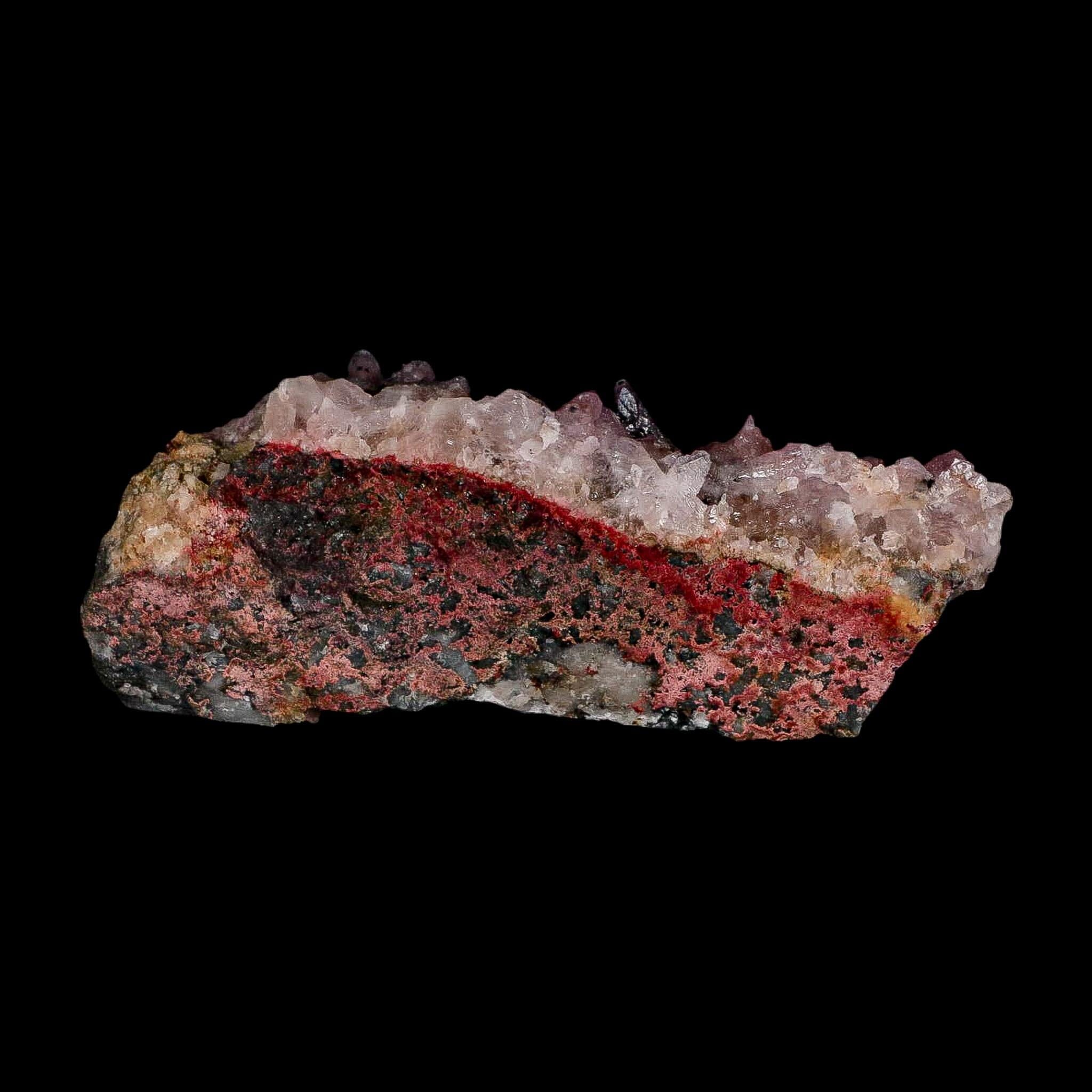 3.9" Pink Cobaltain Cobalt Calcite Natural Crystal Druzy Mineral Specimen Morocco - Fossil Age Minerals