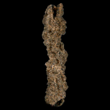 1.7" Fulgurite Petrified Lightning Strike Glass Sahara Desert Algeria