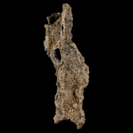 1.7" Fulgurite Petrified Lightning Strike Glass Sahara Desert Algeria