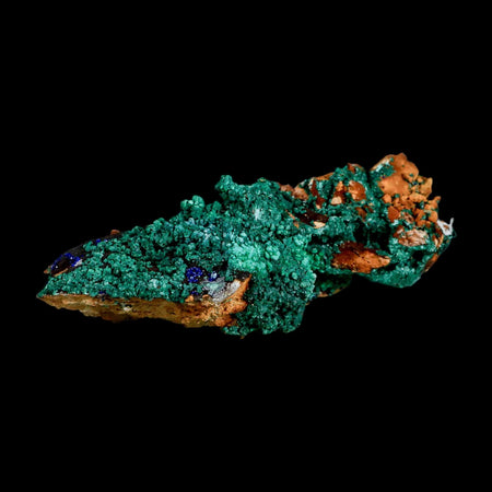 3.9" Dark Green Malachite Crystal Mineral Specimen Tiznit Province Morocco