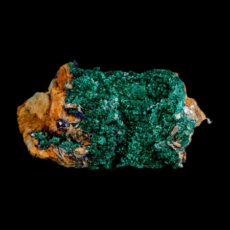 3.1" Dark Green Malachite Crystal Mineral Specimen Tiznit Province Morocco