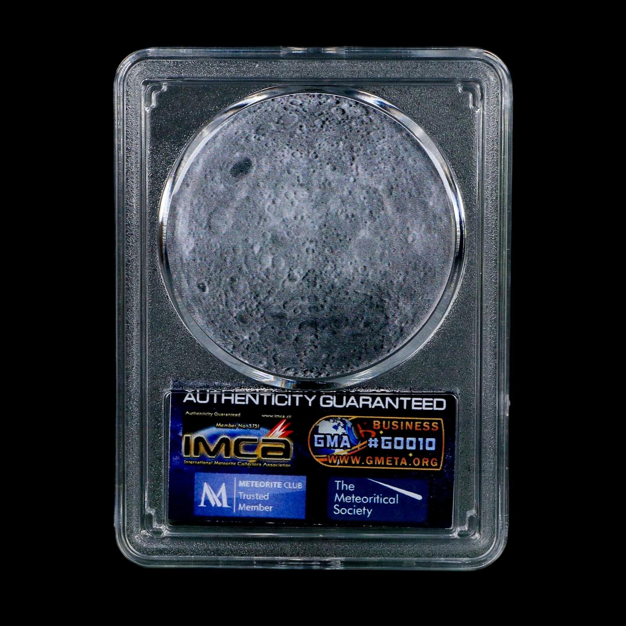 Moon Rock Lunar Meteorite Fragments Various Classifications Outer Space COA - Fossil Age Minerals