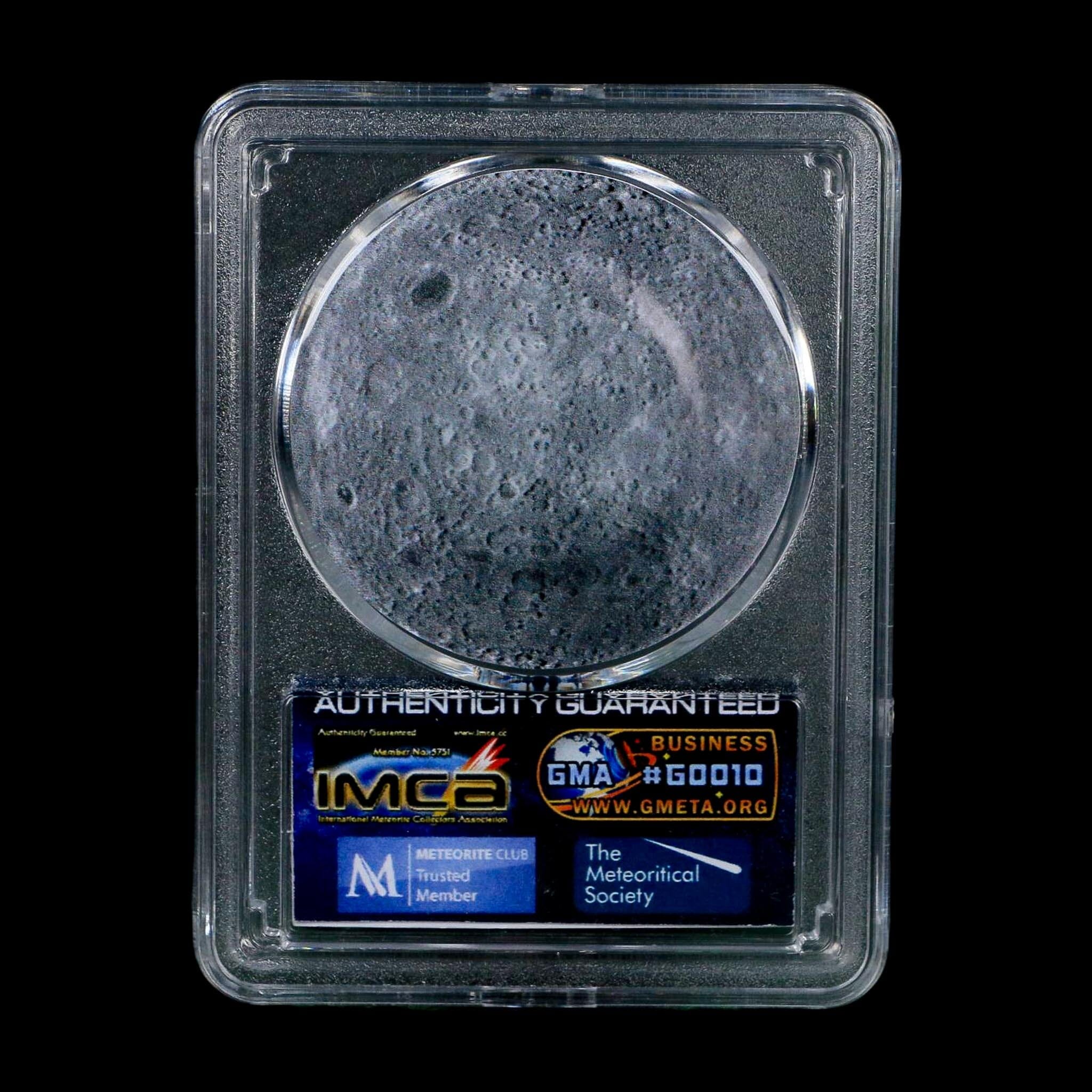 Moon Rock Lunar Meteorite Fragments Various Classifications Outer Space COA - Fossil Age Minerals