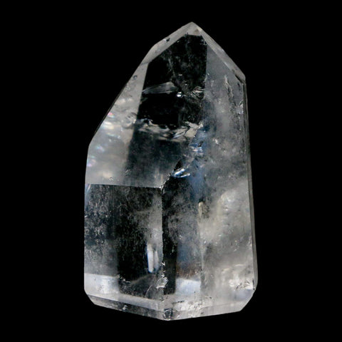 2.1" Crackle Crystal Quartz Tower Point Mineral Specimen Self Standing Brazil - Fossil Age Minerals