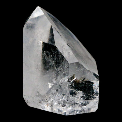 2" Crackle Crystal Quartz Tower Point Mineral Specimen Self Standing Brazil - Fossil Age Minerals