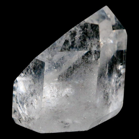 2" Crackle Crystal Quartz Tower Point Mineral Specimen Self Standing Brazil - Fossil Age Minerals