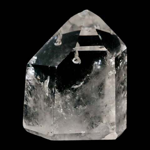 1.9" Crackle Crystal Quartz Tower Point Mineral Specimen Self Standing Brazil - Fossil Age Minerals