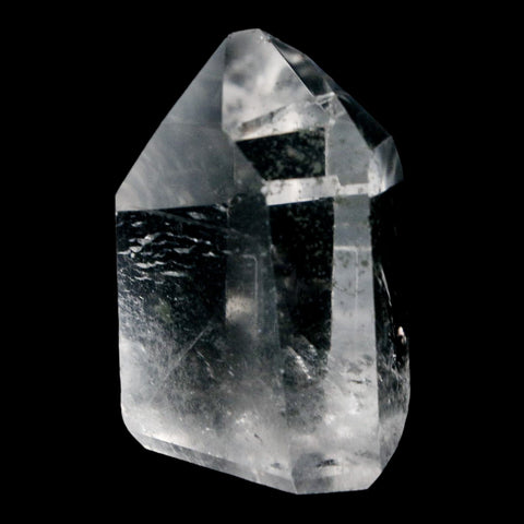 1.7" Crackle Crystal Quartz Tower Point Mineral Specimen Self Standing Brazil - Fossil Age Minerals