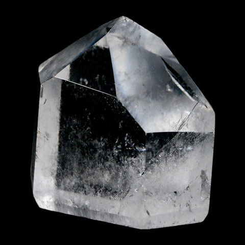 1.7" Crackle Crystal Quartz Tower Point Mineral Specimen Self Standing Brazil - Fossil Age Minerals