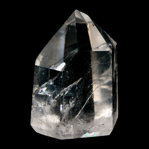 1.8" Crackle Crystal Quartz Tower Point Mineral Specimen Self Standing Brazil - Fossil Age Minerals