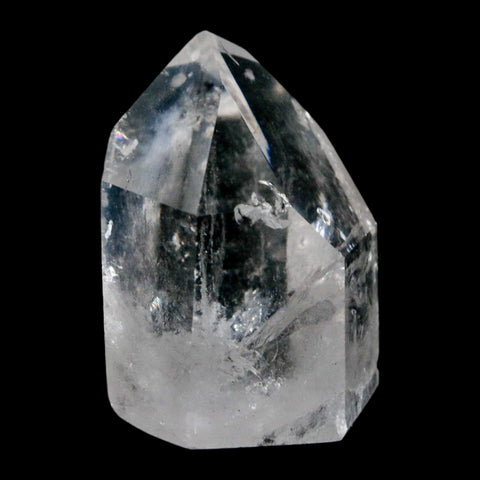 1.8" Crackle Crystal Quartz Tower Point Mineral Specimen Self Standing Brazil - Fossil Age Minerals