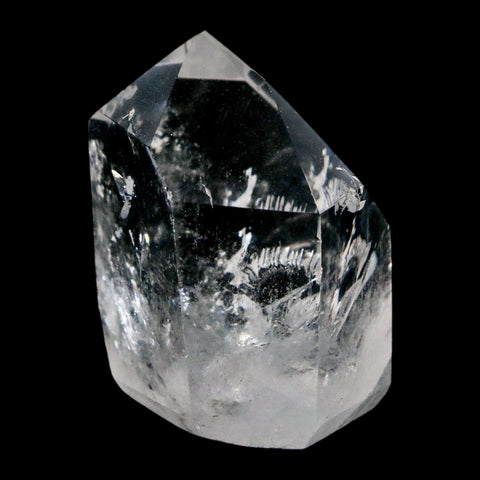 1.8" Crackle Crystal Quartz Tower Point Mineral Specimen Self Standing Brazil - Fossil Age Minerals