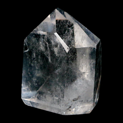 1.6" Crackle Crystal Quartz Tower Point Mineral Specimen Self Standing Brazil - Fossil Age Minerals